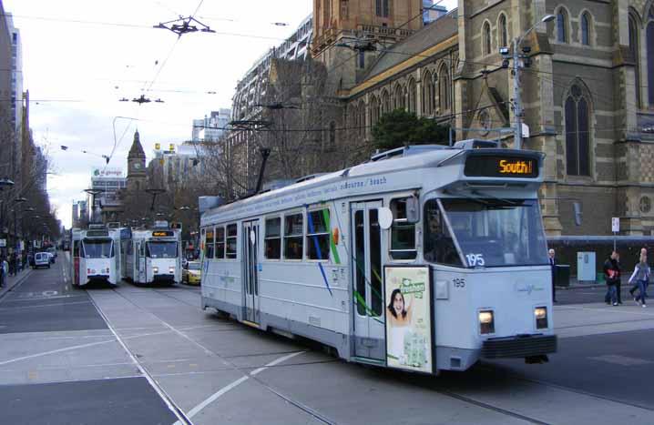 Yarra Trams class Z3 195, Z1 71 & Z3 218